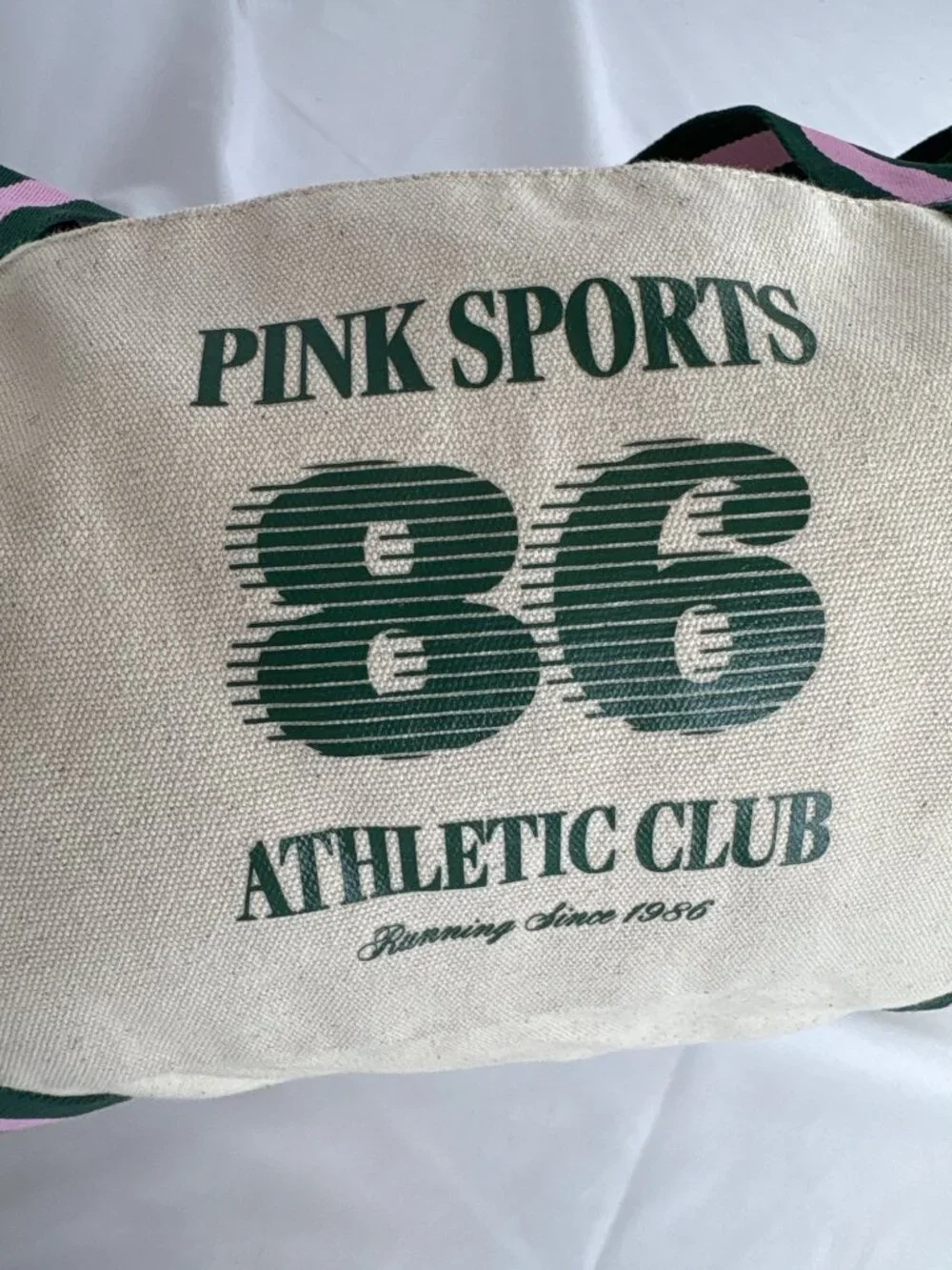 Victoria's Secret PINK Y2K Blockette Athletic Canvas Duffle Bag